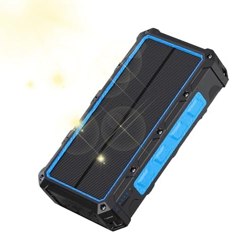 Banco de energía del cargador solar de manivela de manivela con i...