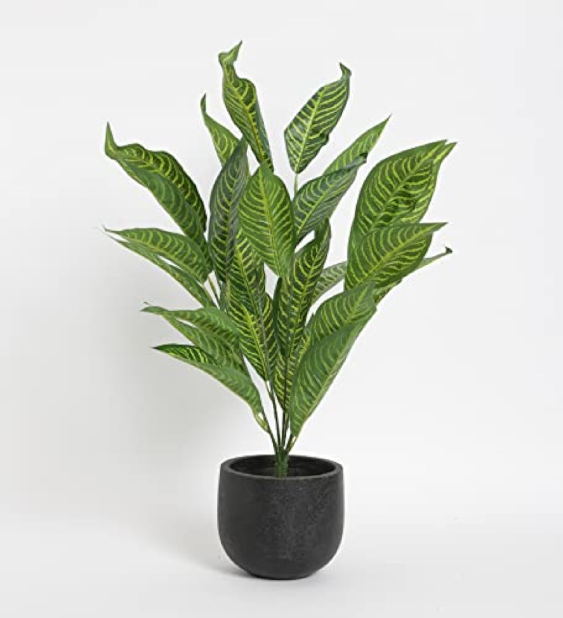 ARICK Decor Artificial Green Iceton Croton Plant