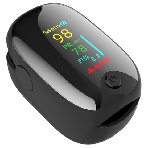 DUPELEC Finger Pulse Oximeter with LCD Cover