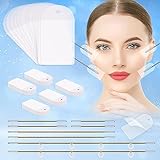 Netlkjonk 100PCS Neck Tape Face Lift Tapes and Bands with 8 Strings