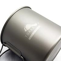 TOAKS Titanium Camping Pot Cup(375ml, 450ml, 550ml, 650ml, 750ml, 800ml, 900ml) (650ml[POT-650-L]) – Ansicht 7