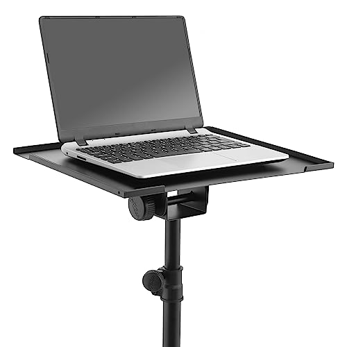 Soporte de suelo resistente para portátil Tiger LEC8-BK evita caídas con su trípode 3