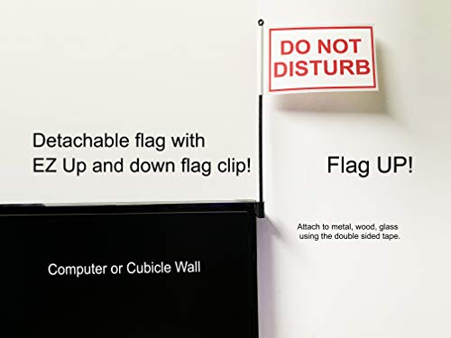 Do Not Disturb Desk Flag With Flag Up Flag Down 360 Clip Pomodoro Status Alert Office #TOP2