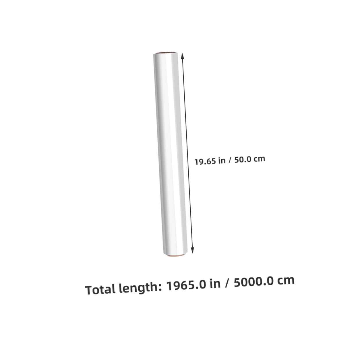 DECORNIJIA Klare Zellophanrolle 50cm X 50m Dicke Transparente Geschenkfolie für Blumenverpackung Blumenkörbe und Saisonale Feierlichkeiten