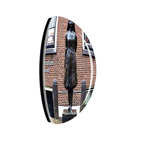 Imán decorativo 3D cristal Holland Anne Frank Amsterdam miniatura 2