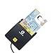 ZOWEETEK® Lector de DNI electrónico CAC Inteligente Lector de Tarjetas USB Color...