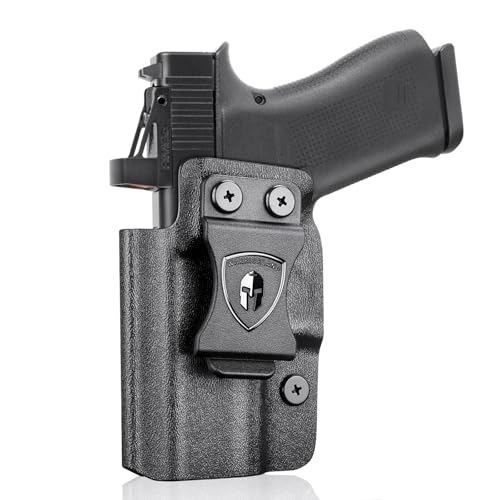 WARRIORLAND IWB Kydex Holster w/Optic Cut, Compatible with Glock 43X / 43X MOS / G43, Appendix