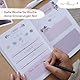 MINTKIND® Schwangerschaftstagebuch Meine Schwangerschaft A5 Blumen Rosa I Hardcover Tagebuch zum Eintragen I Geschenk für Schwangere und werdende Mütter | Schwangerschaft Fotoalbum Baby Album