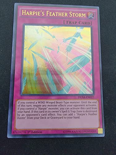 Harpie's Feather Storm - DUSA-EN027 - Duelist Saga - Ultra Rare - 1ª edición