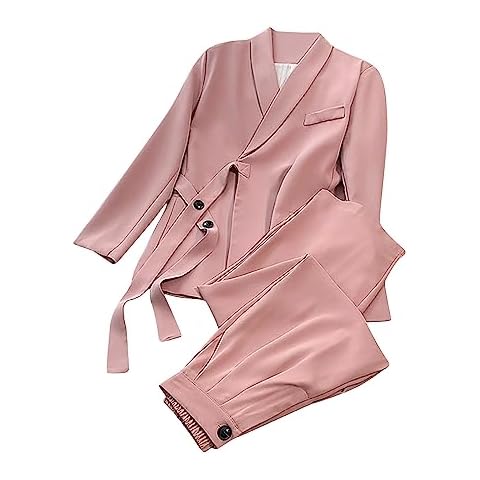 Women's Elegant Blazer and Trousers Set Cover