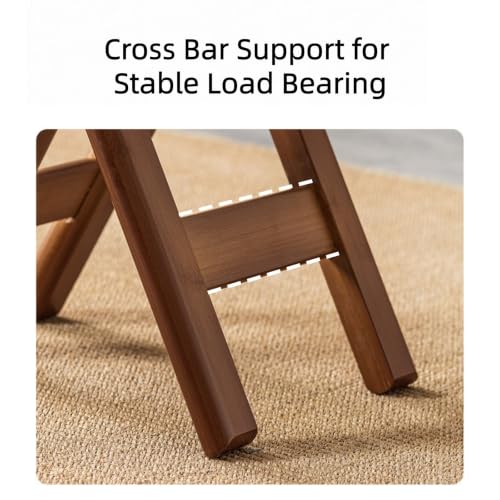 Tabouret cuisine en bois pliable : la solution gain de place stable 2PCS