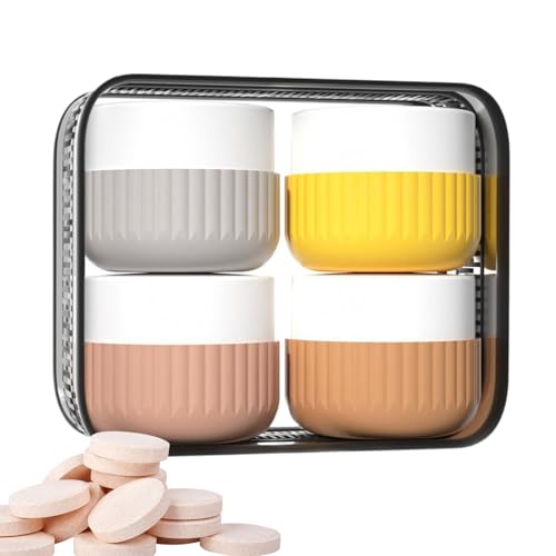 Ollas De Viaje Para Crema - Recipientes De Viaje De Silicona | Recipientes De Champú De Viaje Portátiles | Botes De Viaje De Silicona Con A Prueba De Pérdida De Bolsas Limpias |
