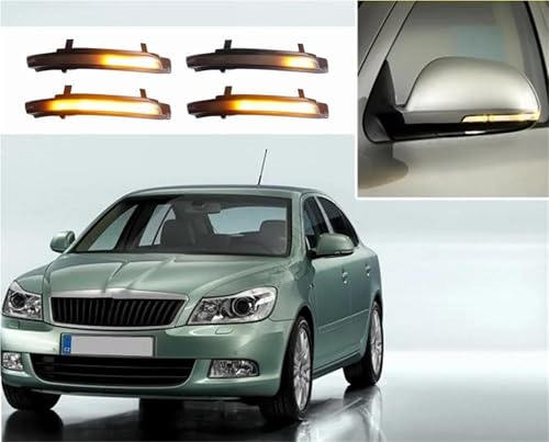 Intermitentes dinámicos LED para espejo retrovisor de Skoda Octavia y Superb 3