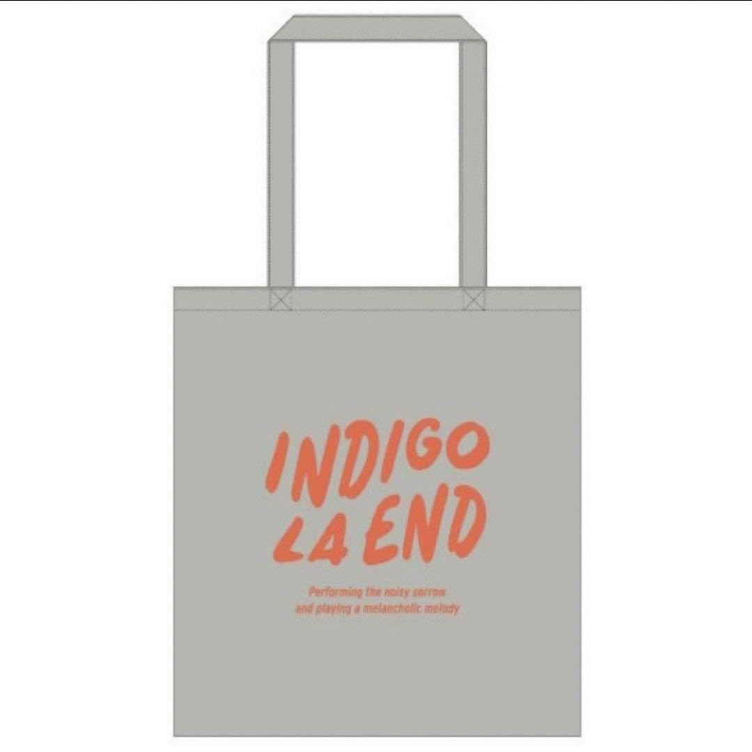 Amazon.co.jp: indigo la End トートバッグ ロゴトート 藍衆 東京限定