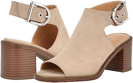Tommy Hilfiger Women's FINEYA Heeled Sandal, Taupe 240, 10 | Image 5