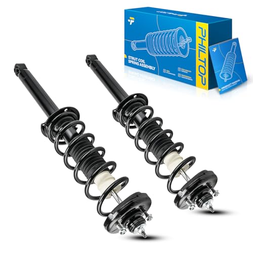 Image of PHILTOP Front Struts Assembly for 2004-2008 TSX, 172324 * 2 Complete Struts and Shocks Absorber Assembly,Quick Suspension Loaded Struts with Coil Spring