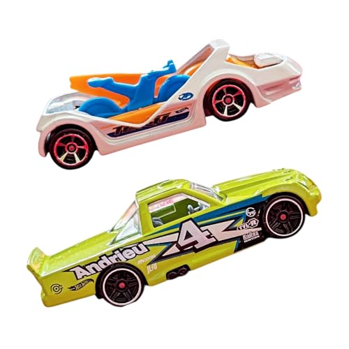 Image of Hot Wheels Car 2025 Pack of 10 (Ford F-150, 72 Chevy Luv, 40 Ford Pickup, Limited Grip, 67 Austin, Datsun 620, Deora II, Circle Trucker, Fig Rig, Deora III) Multi - Color