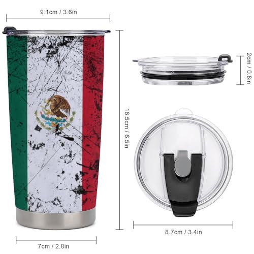 Portavasos para Carro con Textura Black Grunge México 4PCS miniatura 2