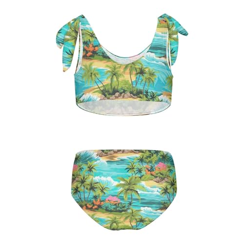Image of Toddler 2 Pieces Bikini Set Cute Frog Mushroom Swimsuits for Girls Size 3T 20246923