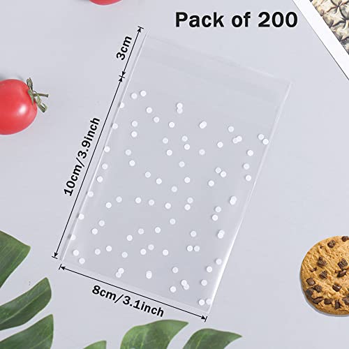 200 Pcs Clear Cellophane Bags - Image 2