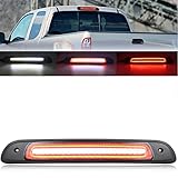 NJSBYL Tundra LED 3rd Brake Light for Toyoto Tundra 2000 2001 2002 2003 2004 2005 2006 Red/White LED High Mount Stop Lamp Rear Center Cab Roof Cargo Truck Bed Reverse Lights Smoked Lens OEM#815700C010
