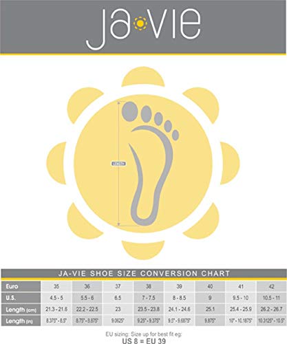 ja vie Comfortable Women Ballet Flats - Waterproof Foldable Shoes with Leather Cushioned Insole for Walking/Driving… - Image 4