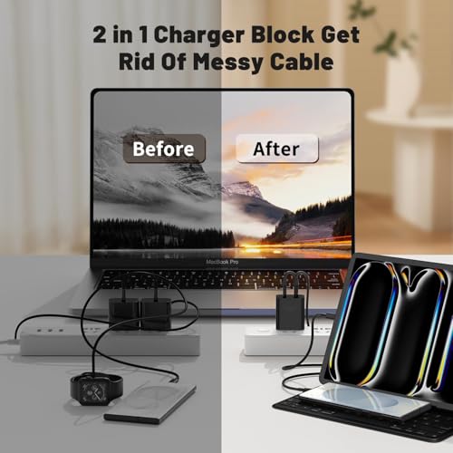 COONCXEN 45W Dual-Port USB-C Charger w/ 2x 10' Cables - 8.99 w/ Code + 50% Off Code 728SSOKN - image 6