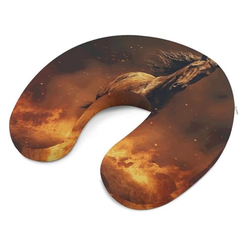Almohada espuma viscoelástica 30 cm x 25 cm forma U miniatura 6