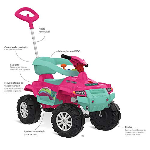 Superquad Passeio & Pedal (Rosa), Bandeirante, Rosa