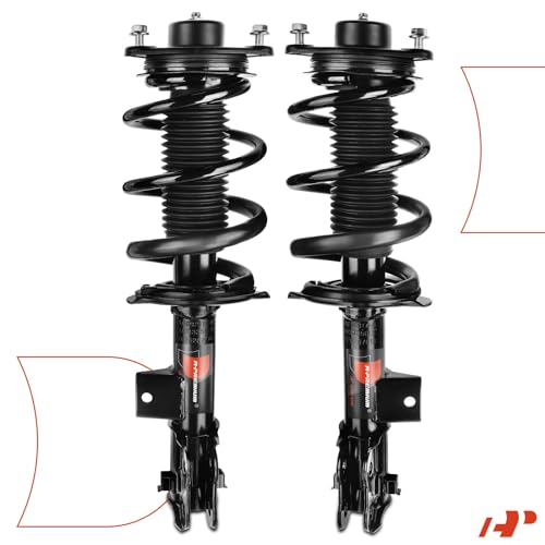 A-Premium Front Struts Compatible with Hyundai Sonata 2012-2014, Exc. Hybrid Models - 2x Replacement Suspension Complete Strut Assembly Shock with Coil Spring by A-Premium - Used condition - Image 8