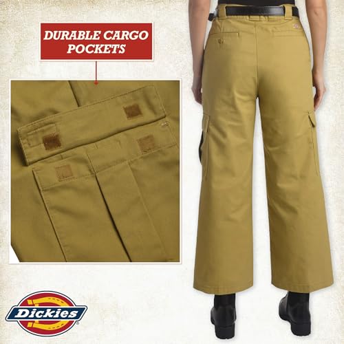 Dickies Womens Regular Fit High Waisted Wide Leg Cargo Pants - image 6