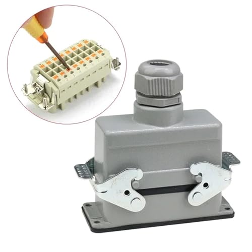 Conector industrial de 16 pines para evitar fallos de cableado por presión 3