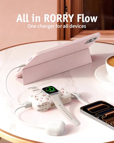 Image of RORRY Flow Portable Charger 10000mAh 40W Wall Plug Power Bank Battery Pack