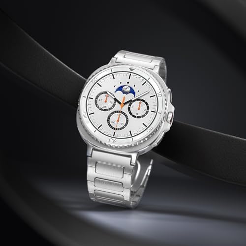 KOREDA Pulseira de metal para Samsung Galaxy Watch 8 Classic de 46