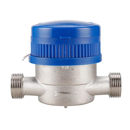 Flow Sensor Meter Digital Pipeline Water Flow Practical Water Meter Mechanical Rotary Wing Digital Display Combination Pointer Cold Water Meter Home Measuring Tools