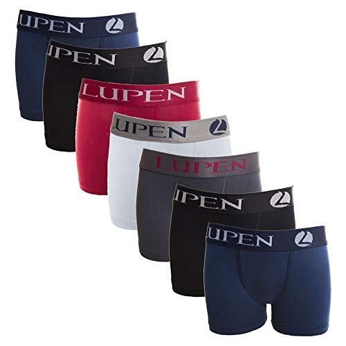 KIT 6 CUECAS BOXER MICROFIBRA INFANTIL COLORIDO LUPEN