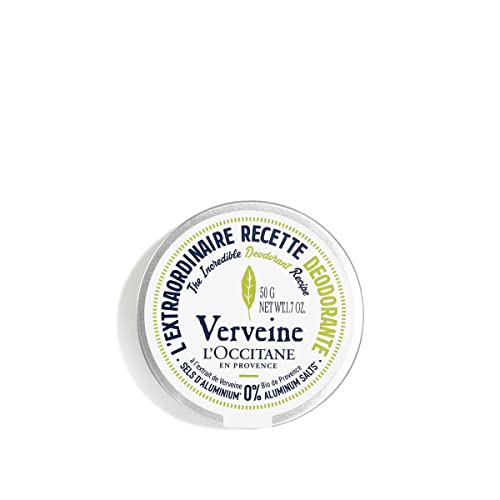 L'OCCITANE - Baume Déodorant Verveine - 50 g - Fabriqué en France (Lot de 2)