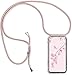 Produktbild Handykette Handyhülle für Samsung Galaxy S8 Plus mit Band - Handy-Kette Handy Hülle mit Kordel zum Umhängen Handyanhänger Halsband Lanyard Case-Roségold