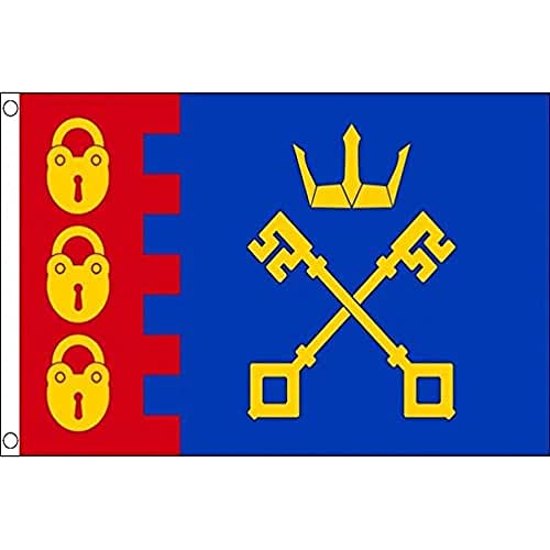 AZ FLAG, De La Flag, 3x5 Ft, 100D Polyester Willenhall City Banner with Two Metal Grommets, Fade Resistant, Vivid Colors