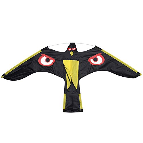koiry Pájaro espantapájaros Ahuyentador Flying Hawk Kite Kit para jardín de la casa de la Yarda