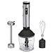 Produktbild Profi Cook PC-SMS 1095 3in1 Stabmixer-Set, Leistungsstarker Longlife-Motor 600 W, Hochwertiges Edelstahl 4-Messer-System, schwarz/inox