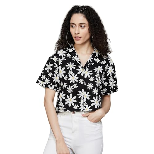 Ginger by Lifestyle Women Cotton Regular Fit Printed Top Ginger by Lifestyle Women Cotton Regular Fit Printed Top