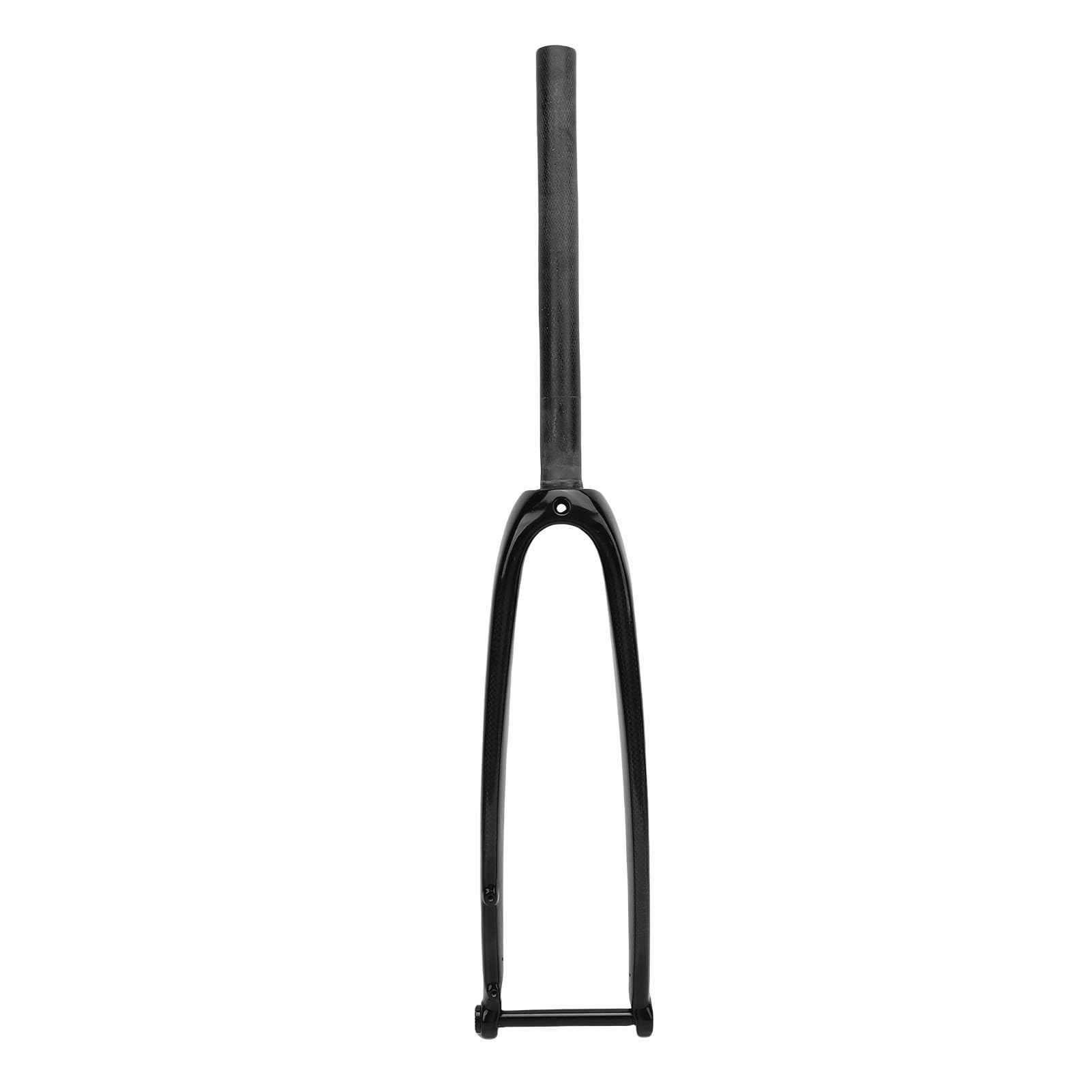 Horquilla Delantera para Bicicleta de Carretera, Horquilla Delantera para Bicicleta con Freno de Disco de Fibra de Carbono 28C Eje pasante 3K Brillo para Montar