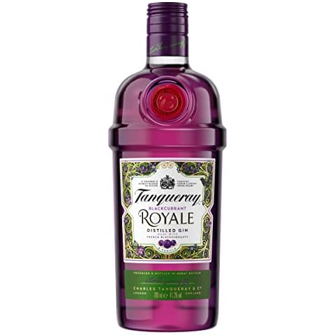 Tanqueray Blackcurrant Royale Gin | Leckeres Johannisbeer-Aroma | Geschenk & für Abende mit Freunden | Empfohlen für Gin Tonic & Cocktails | 41,3% vol | 700ml Einzelflasche Cover