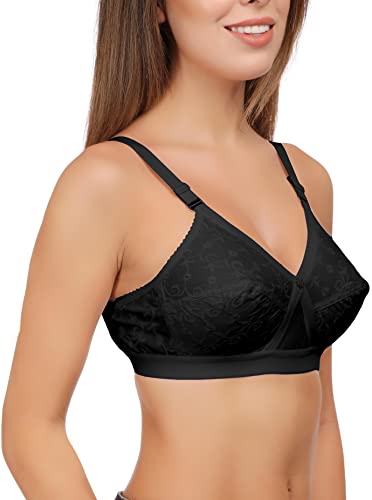 Image of Eve's Beauty Women's Non Padded Non Wired Cotton Full Coverage Bra