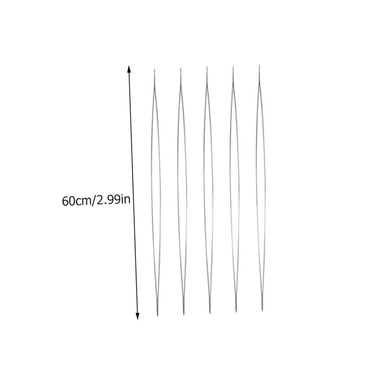 VILLCASE DIY Jewelry Making Tools 20pcs Beading Needles Opened Needles for Beads Easy to Use for Levels