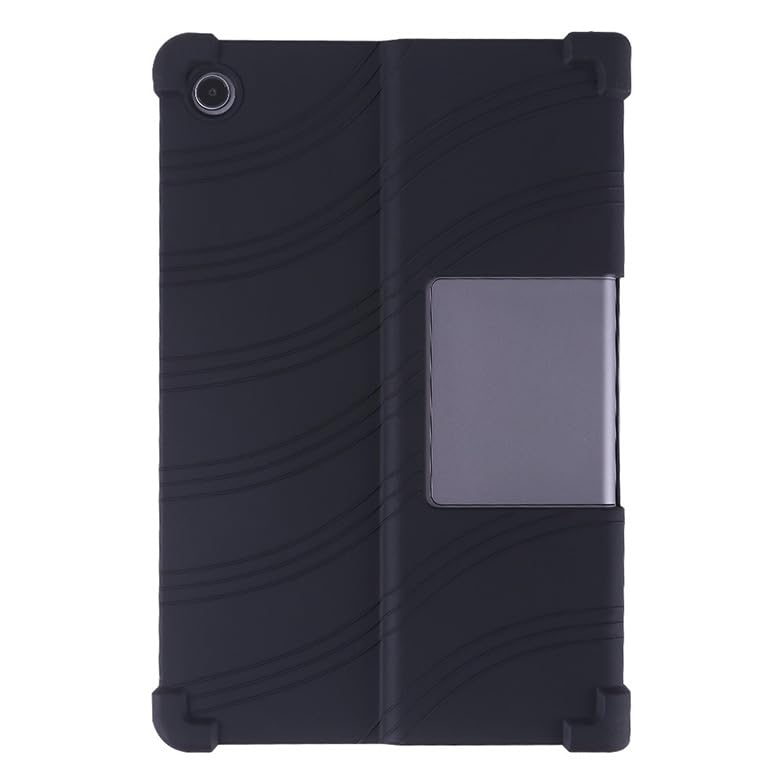 Image of for Lenovo Xiaoxin Pad Studio 11.5 inch /Tab Plus Silicone Case with Kickstand Rugged Protective Cover - Black