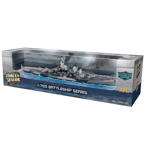 Modèle diorama USS Missouri Forces of Valor 1:700, finition haut de gamme pour vitrine