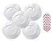Produktbild Jeising GS506 G 5er Set Rauchmelder/Brandmelder/ 10 Jahre Batterie KRIWAN zertifiziert EN14604 inkl. 5 x Magnetbefestigung 3M Premium selbstklebend
