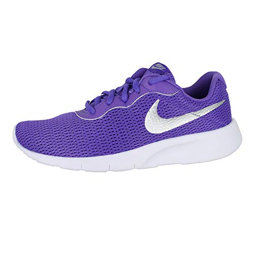 NIKE Older Kids' Tanjun Sneakers, Psychic Purple Silver White, 6.5 Big Kid2